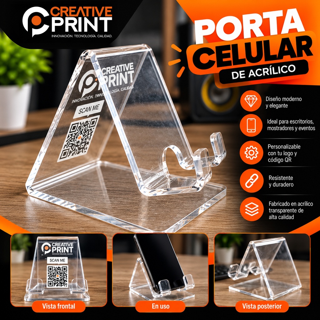 Porta Celular Acrilico